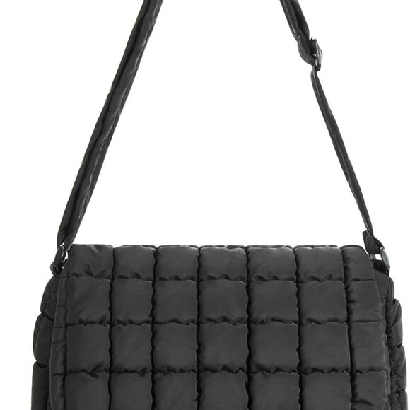 Handbags - Lightweight Crossbody Bags for Women, Quilted Puffer Cross body Purse with Adjus